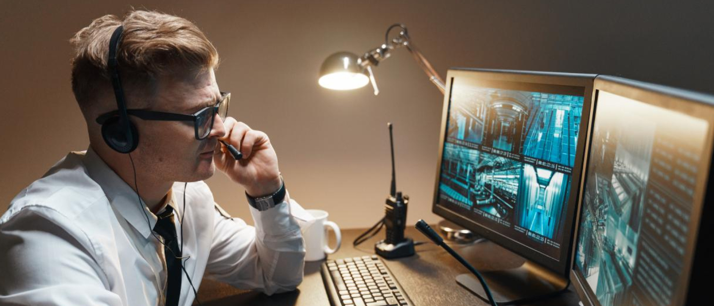 intelligence officer at work
