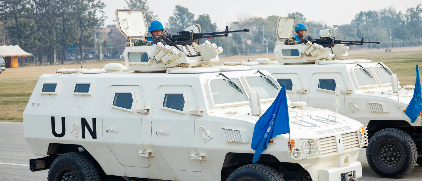 Criminal Justice - Global Security Degree - UN Truck